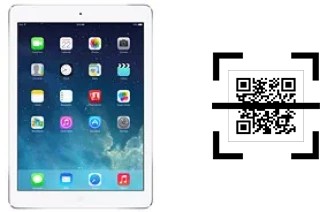 Como ler QR code no Apple iPad Air?