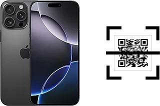 Como ler QR code no Apple iPhone 16 Pro Max?