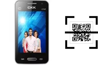 Como ler QR code no CKK-mobile CKK mobile C707?