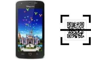 Como ler QR code no Disney Mobile DM001C Mickey?