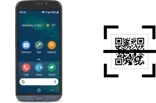 Como ler QR code no Doro 8050 Plus?