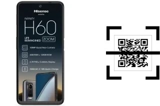 Como ler QR code no HiSense H60 Zoom?