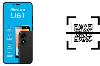 Como ler QR code no HiSense U61?