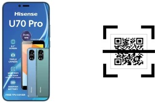 Como ler QR code no HiSense U70 Pro?