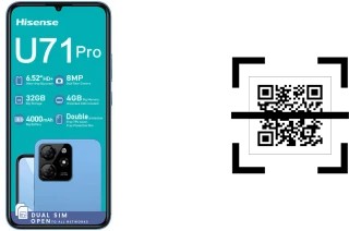 Como ler QR code no HiSense U71 Pro?