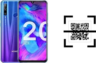 Como ler QR code no Honor 20 lite?