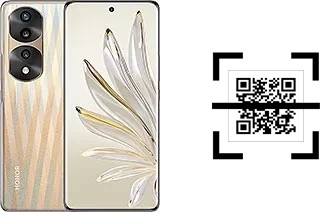 Como ler QR code no Honor 70 Pro?