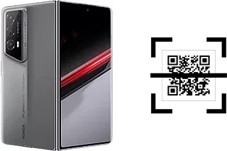 Como ler QR code no Honor Magic V2 RSR Porsche Design?