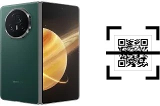 Como ler QR code no Honor Magic V3?