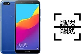 Como ler QR code no Honor 7S?