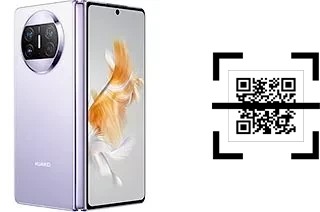 Como ler QR code no Huawei Mate X3?