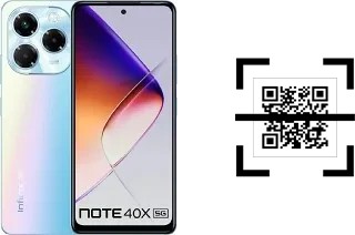 Como ler QR code no Infinix Note 40X 5G?