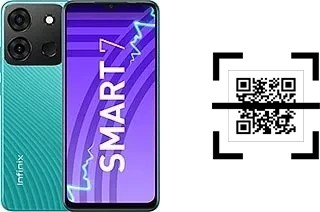 Como ler QR code no Infinix Smart 7 (India)?