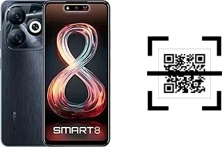 Como ler QR code no Infinix Smart 8 (India)?