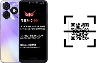 Como ler QR code no itel Zeno 10?