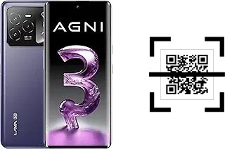 Como ler QR code no Lava Agni 3?