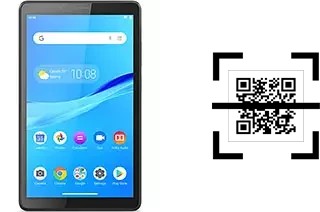 Como ler QR code no Lenovo Tab M7?