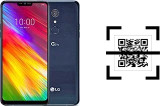 Como ler QR code no LG G7 Fit?