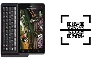 Como ler QR code no Motorola Milestone XT883?