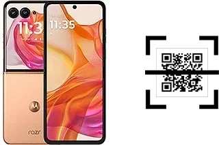 Como ler QR code no Motorola Razr 50 Ultra?