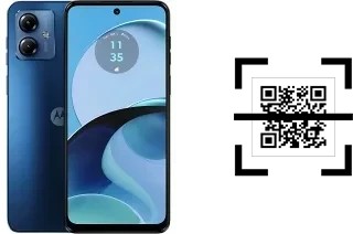 Como ler QR code no Motorola Moto G14?