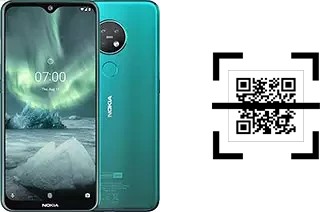 Como ler QR code no Nokia 7.2?