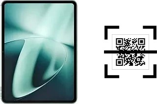 Como ler QR code no OnePlus Pad?