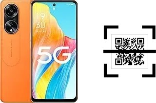 Como ler QR code no Oppo A1 (2023)?