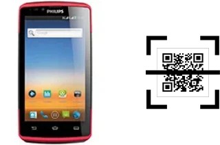 Como ler QR code no Philips W7555?