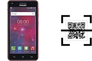 Como ler QR code no Philips V377?