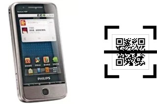 Como ler QR code no Philips V726?