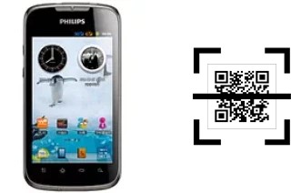 Como ler QR code no Philips W635?