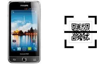 Como ler QR code no Philips W736?