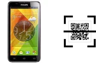 Como ler QR code no Philips W8355?