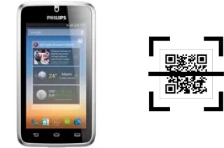 Como ler QR code no Philips W8500?