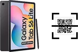 Como ler QR code no Samsung Galaxy Tab S6 Lite (2022)?