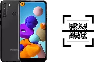 Como ler QR code no Samsung Galaxy A21?