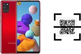 Como ler QR code no Samsung Galaxy A21s?