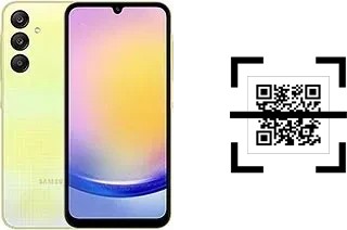 Como ler QR code no Samsung Galaxy A25?