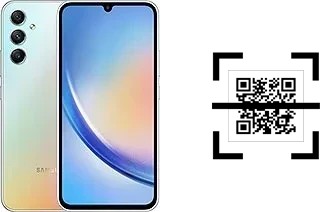 Como ler QR code no Samsung Galaxy A34?