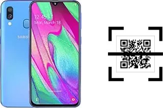 Como ler QR code no Samsung Galaxy A40?