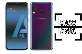 Como ler QR code no Samsung Galaxy A40s?