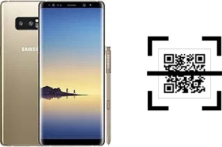 Como ler QR code no Samsung Galaxy Note8?