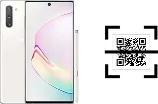 Como ler QR code no Samsung Galaxy Note10?