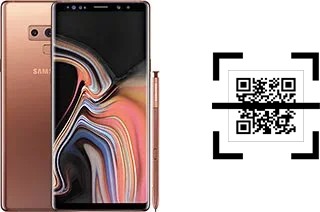 Como ler QR code no Samsung Galaxy Note9?