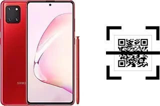 Como ler QR code no Samsung Galaxy Note10 Lite?