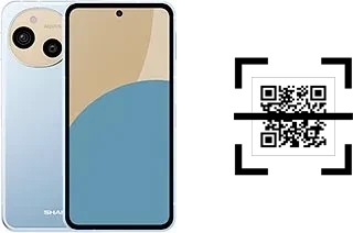 Como ler QR code no Sharp Aquos sense9?