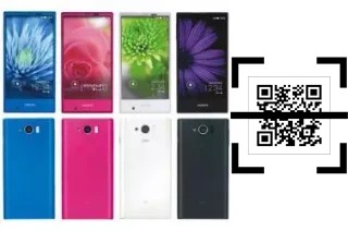 Como ler QR code no Sharp Aquos Serie mini SHV31?