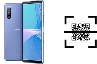 Como ler QR code no Sony Xperia 10 III?