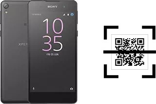 Como ler QR code no Sony Xperia E5?